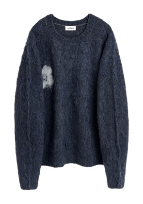Soulland Frank crew-neck sweater - Blue