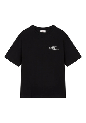 TOMBOY logo-print T-shirt - Black
