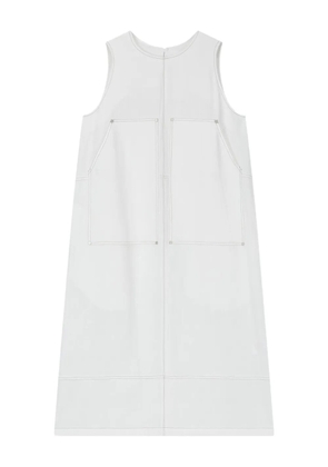 TOMBOY two-pocket sleeveless midi dress - White