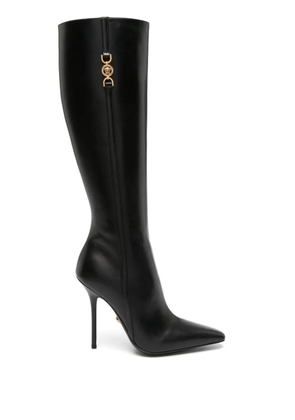 Versace Medusa '95 110mm leather boots - Black