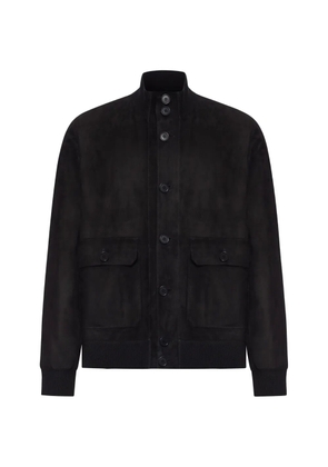 Salvatore Santoro button suede jacket - Black