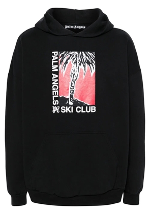 Palm Angels Palm Ski Club cotton hoodie - Black