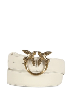 PINKO Love Birds leather belt - Neutrals