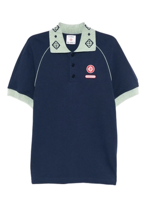 Casablanca pique polo shirt - Blue