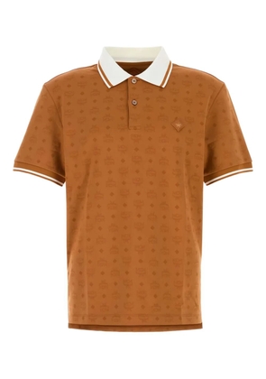 MCM monogram-print polo shirt - Orange