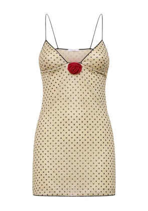 Oséree Lumière Rose Pois mini dress - Neutrals