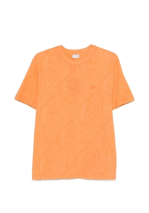 ETRO paisley-print T-shirt - Orange