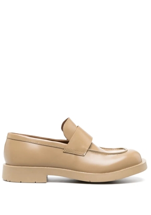 CamperLab square-toe leather loafers - Neutrals