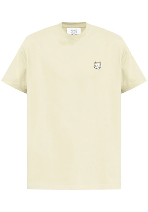 Maison Kitsuné Bold Fox Head patch T-shirt - Neutrals
