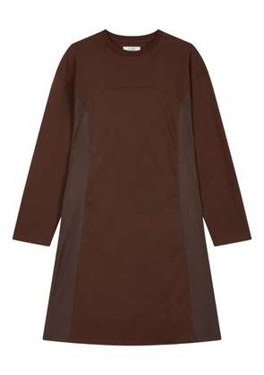 TOMBOY panelled long-sleeve dress - Red