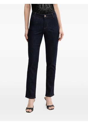 FRACOMINA logo-plaque jeans - Blue