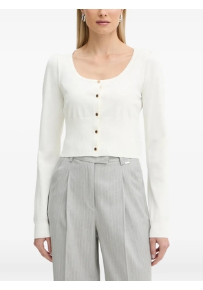 FRACOMINA scoop-neck cardigan - White