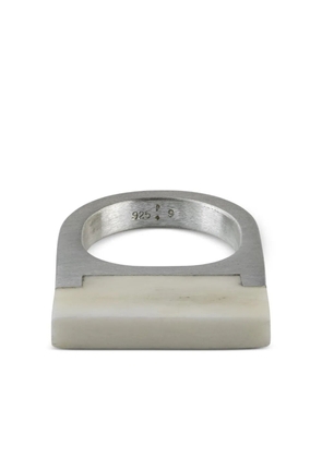 Parts of Four sterling silver ring