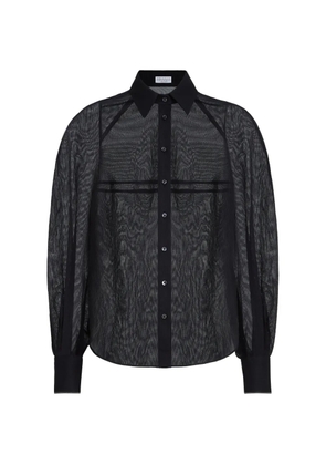 Brunello Cucinelli monili cotton shirt - Black