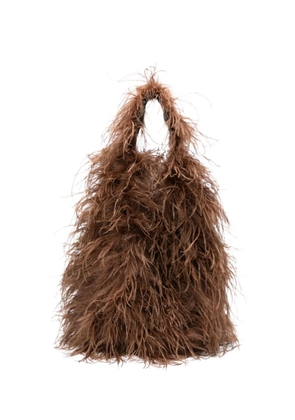 Yves Salomon brown shoulder bag