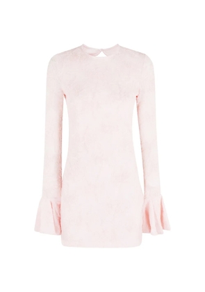 ROTATE BIRGER CHRISTENSEN frill floral mini dress - Pink