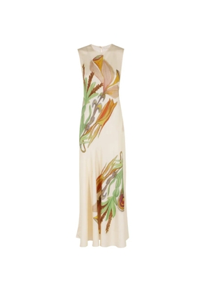 Ulla Johnson Gaea midi dress - Neutrals