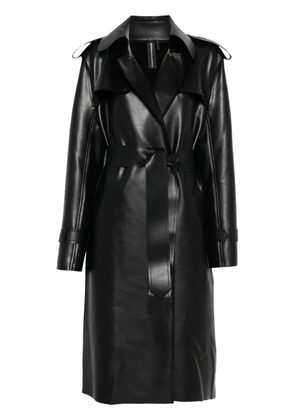 Norma Kamali belted trench coat - Black