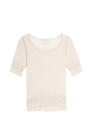 LEMAIRE Trompe L'oeil short-sleeve T-shirt - Neutrals