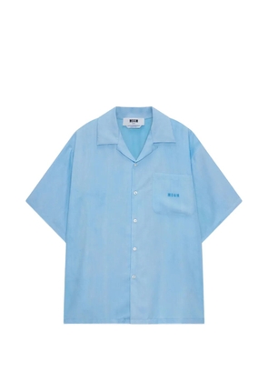 MSGM pocket short-sleeve shirt - Blue
