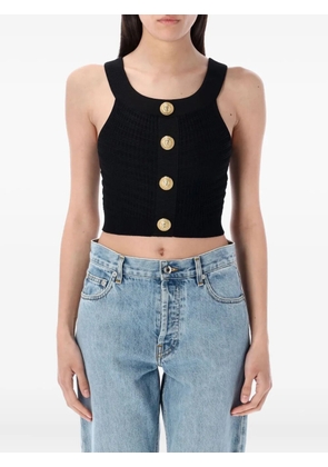 Balmain boat-neck top - Black