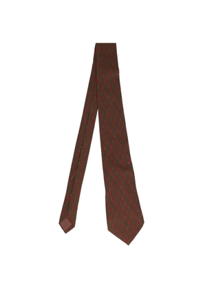 CHANEL Pre-Owned patterned silk tie - Red