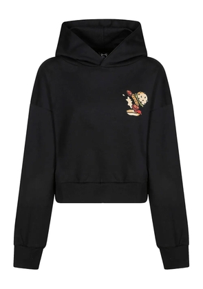 INBETWEENERS bear-print hooded sweatshirt - Black