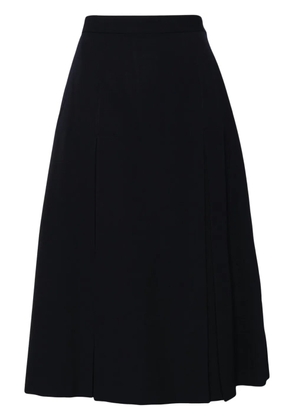 Comme Des Garçons Girl pleated wool skirt - Blue