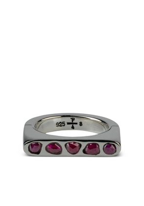 Parts of Four Sistema ruby ring - Silver