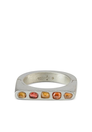 Parts of Four Sistema sapphire ring - Silver