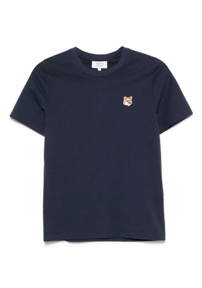 Maison Kitsuné Fox Head-patch T-shirt - Blue