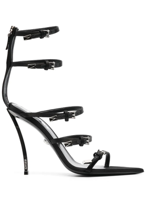 Versace Pin-Point 120mm sandals - Black