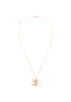 Maje charm pendant necklace - Gold