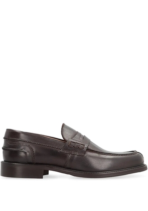 Bruno Magli leather slip-on loafers - Brown
