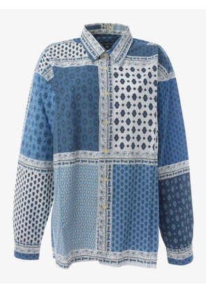 Souleiado patterned floral shirt - Blue