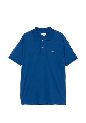 Lacoste logo-patched short-sleeve polo shirt - Blue