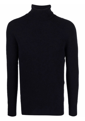 Roberto Collina roll-neck knitted jumper - Blue