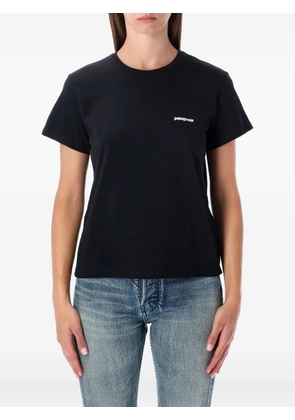 Patagonia logo-detail short-sleeved T-shirt - Black
