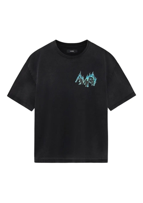 AMIRI Crystal Flames T-shirt - Black