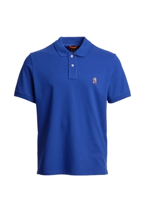 Parajumpers logo-patch polo shirt - Blue