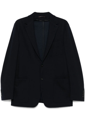 Canali felted blazer - Blue