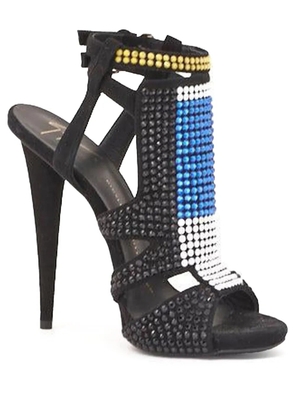 Giuseppe Zanotti Vintage Pre-Owned 120mm strass sandals - Black