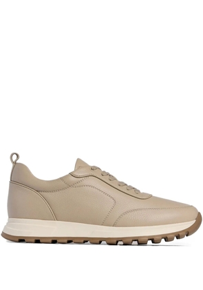 12 STOREEZ leather sneakers - Neutrals