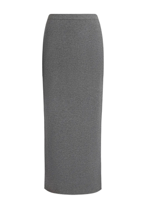 12 STOREEZ knitted midi skirt - Grey