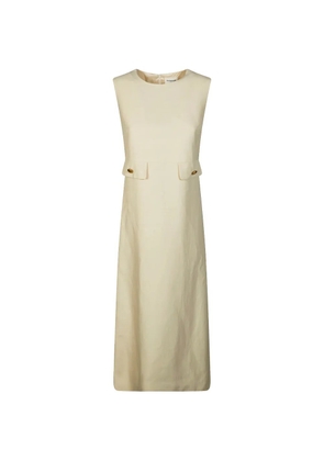 P.A.R.O.S.H. button pocket maxi dress - Neutrals