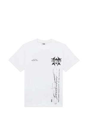 GCDS logo-print short-sleeve T-shirt - White