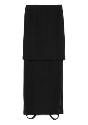ALAINPAUL Fuseau maxi skirt - Black