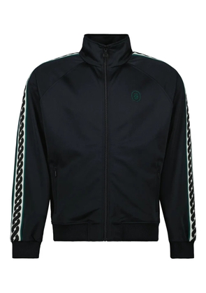 Drôle De Monsieur embroidered-logo cardigan - Black