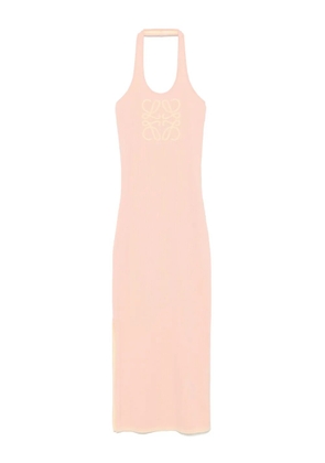 LOEWE Anagram-motif maxi dress - Pink
