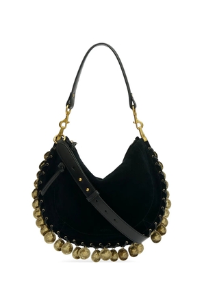 ISABEL MARANT Oskan Soft medallions half-moon shoulder bag - Black
